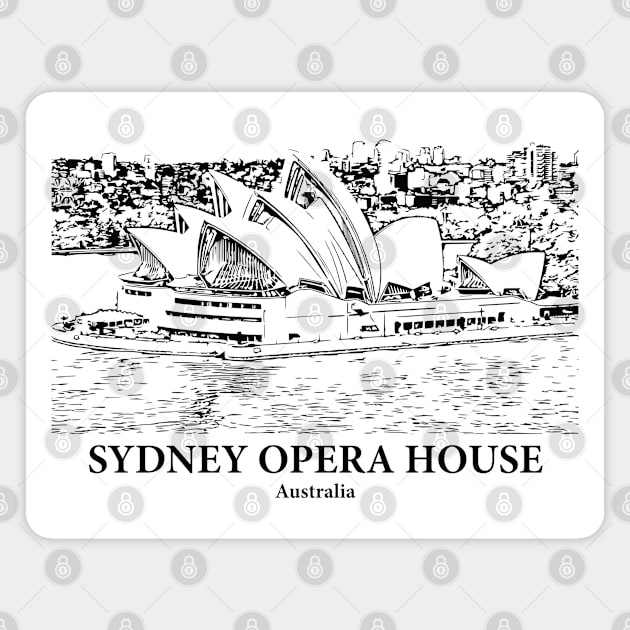 Sydney Opera House - Australia Magnet by Lakeric